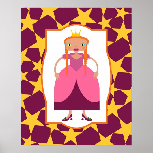 Verzauberte Prinzessin Girl Poster (Vorne)