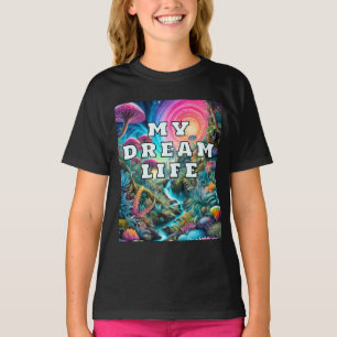 Verzauberte psychedelische Traumlandschaft T-Shirt