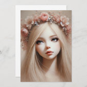 "Verzauberte Puppen: Wächter der Träume und Wertvo Einladung (Vorne/Hinten)