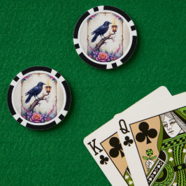 Verzauberte Raben-Hochzeit-Kollektion Pokerchips