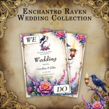 Verzauberte Raben-Hochzeitskollektion