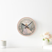 Verzauberte Rapunzel Princess Runde Wanduhr (Zuhause)