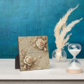 Verzauberte Rose AI-Kunst Fotoplatte (InSitu)