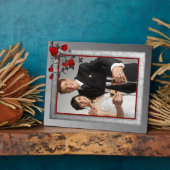 Verzauberte Rose Hochzeitsplatz Fotoplatte (Seite)