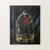 Verzauberte Rose Puzzle (Vertikal)