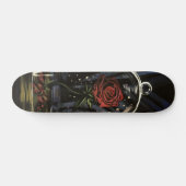 Verzauberte Rose Skateboard (Horizontal)