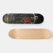 Verzauberte Rose Skateboard (Horizontal)
