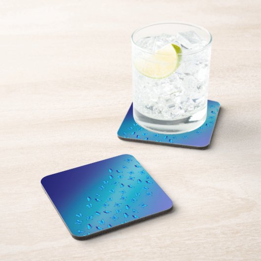 verzauberte Schmetterlinge aus Plastik Getränkeuntersetzer (Rechte Seite)