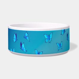 Verzauberte Schmetterlinge BlueCeramic Pet Bowl Napf