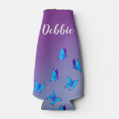 Verzauberte Schmetterlinge Cooler Flaschenkühler (Vorderseite)