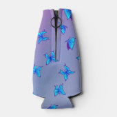 Verzauberte Schmetterlinge Cooler Flaschenkühler (Rückseite)