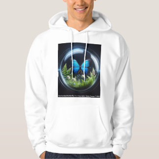 Verzauberte Schmetterlinge in einer futuristischen Hoodie