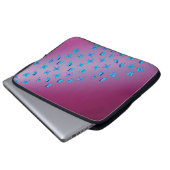 Verzauberte Schmetterlinge Laptopschutzhülle (Vorne Knopf)
