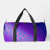 Verzauberte Schmetterlinge - Lila Duffle Bag (Rückseite)