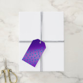 Verzauberte Schmetterlinge Lila Geschenkanhänger (Mit Garn)