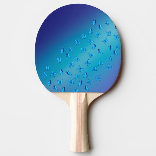 Verzauberte Schmetterlinge Ping Pong Paddle Tischtennis Schläger (Rückseite)