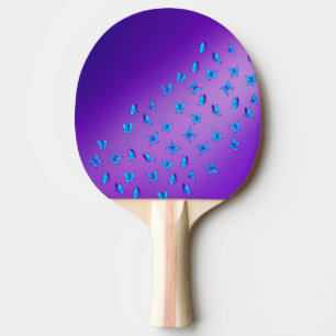 Verzauberte Schmetterlinge Ping Pong Paddle Tischtennis Schläger