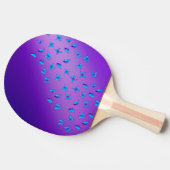 Verzauberte Schmetterlinge Ping Pong Paddle Tischtennis Schläger (Seitenansicht)