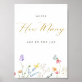 Verzauberte Schmetterlinge schätzen, wie viele Poster (Vorne)