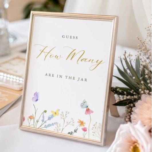 Verzauberte Schmetterlinge schätzen, wie viele Poster