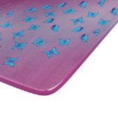 Verzauberte Schmetterlinge Schneidebrett (Ecke)