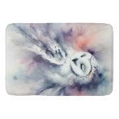 Verzauberte Schneeauge in Wasserfarbe Badematte (Vorderseite)