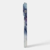 Verzauberte Schneeauge in Wasserfarbe iPhone Hülle (Linke Seite)