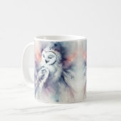 Verzauberte Schneeauge in Wasserfarbe Kaffeetasse (Vorderseite Links)