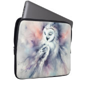 Verzauberte Schneeauge in Wasserfarbe Laptopschutzhülle (Vorne Rechts)