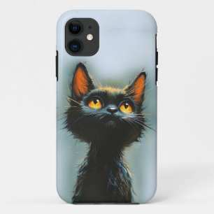 Verzauberte schwarze Katze Case-Mate iPhone Hülle