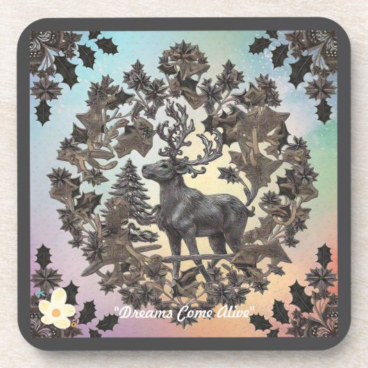 "Verzauberte Szenen" Getränkeuntersetzer (Vorderseite)