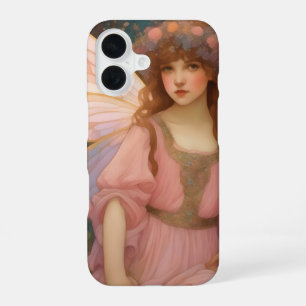 Verzauberte Träume: Ein fantastisches rosa Feenpor iPhone 16 Hülle