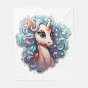 🌈 "Verzauberte Träume" Einhorn Fleece Blanket 🦄