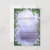 Verzauberte UAWG für die lila Prinzessin-Beförderu RSVP Karte (Rückseite)