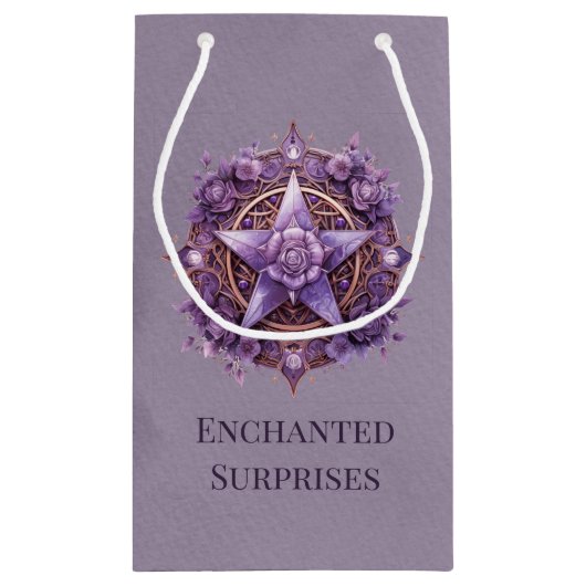 Verzauberte Überraschungen - Maßgeschneiderte hand Kleine Geschenktüte (Rückseite)