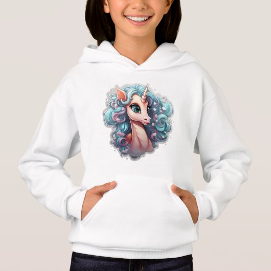 🌈 ✨ verzauberte Unicorn Hoodie ✨ 🌈 (Vorderseite)