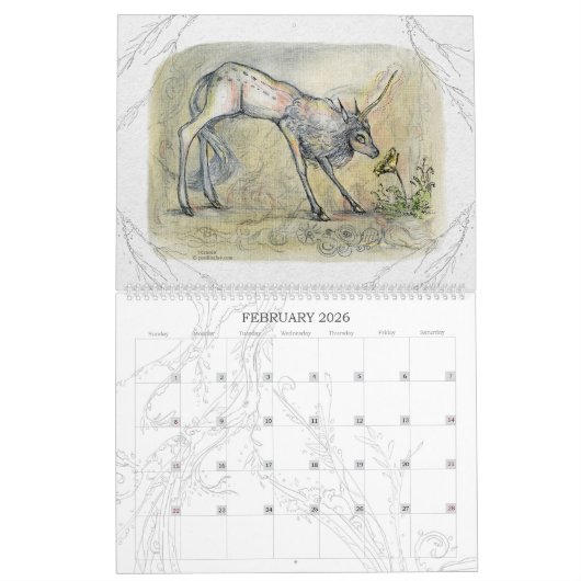 Verzauberte Unternehmen: Kalender 2026 von Paulina (Feb 2026)