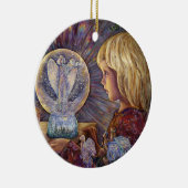 Verzauberte Verzierung des Keramik Ornament (Rechts)