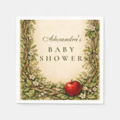 Verzauberte Wald-Geschichtenbuch-Baby-Party Serviette (Vorderseite)