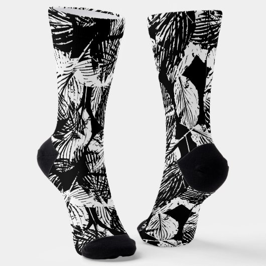 verzauberte Wälder Blätter ohne Naht Socken (Gewinkelt)
