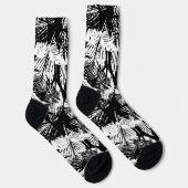 verzauberte Wälder Blätter ohne Naht Socken (Rechts)