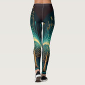 verzauberte Wälder Leggings (Rückseite)