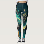 verzauberte Wälder Leggings (Vorderseite)