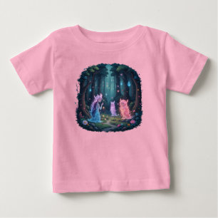 Verzauberte Waldgeister Magisches Cottagecore Baby T-shirt