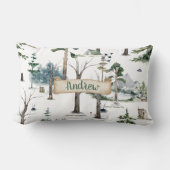 Verzauberte Waldharmonie individuell anpassbar Lendenkissen (Vorderseite)
