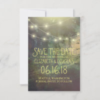 Verzauberte Waldhochzeit - Save the Date