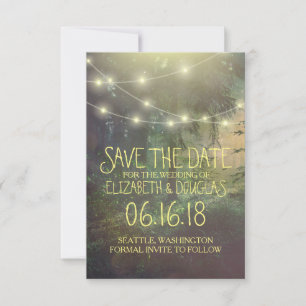 Verzauberte Waldhochzeit - Save the Date