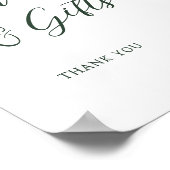 Verzauberte Waldkarten und Geschenke Poster (Ecke)