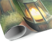 Verzauberte Waldlichter Geschenkpapier (Rolleneckpunkt)