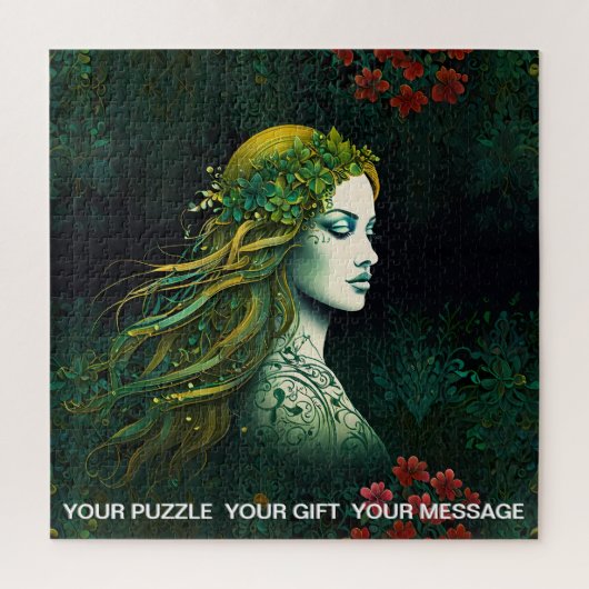 Verzauberte Waldmuse Puzzle (Vertikal)
